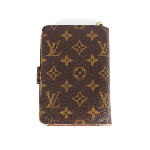 Louis Vuitton Monogram Porte Papier Zippe Wallet Compact Canvas Bifold Brown - Picture 5 of 10